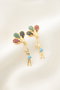 Heliophilia Silver Pendientes de Metal con Circonita Oro CKP9351
